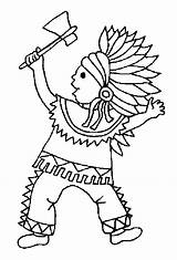 Coloring Pages Es Amazing Indios sketch template