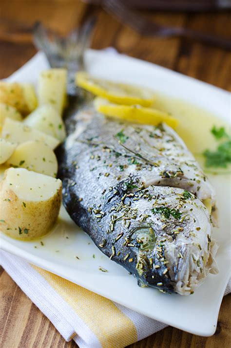 Baked Sea Bass In Aluminum Foil With Rosemary Bite It Quick