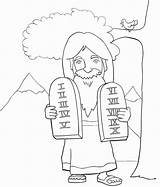 Commandment Commandments Gebote Moses Zehn 3rd Ausmalbild 5th Comandamenti Dieci Fifth Idols Kategorien Bibel sketch template