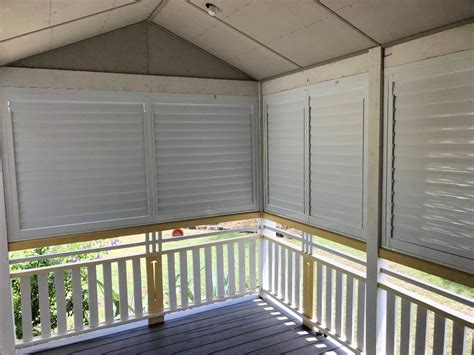 aluminium plantation shutters advantage screens blinds hervey bay