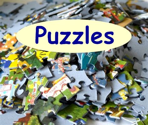puzzles toys games