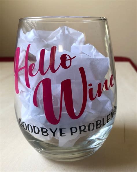 Stemless Wine Glass 21oz With Cute And Or Funny Sayings Girls Etsy