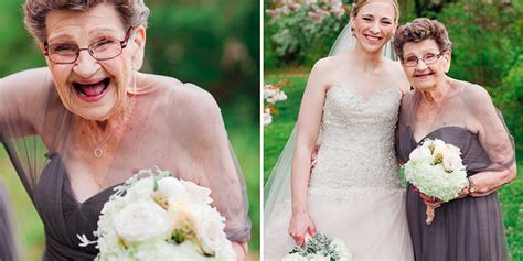 this woman asked her 89 year old grandma to be her bridesmaid