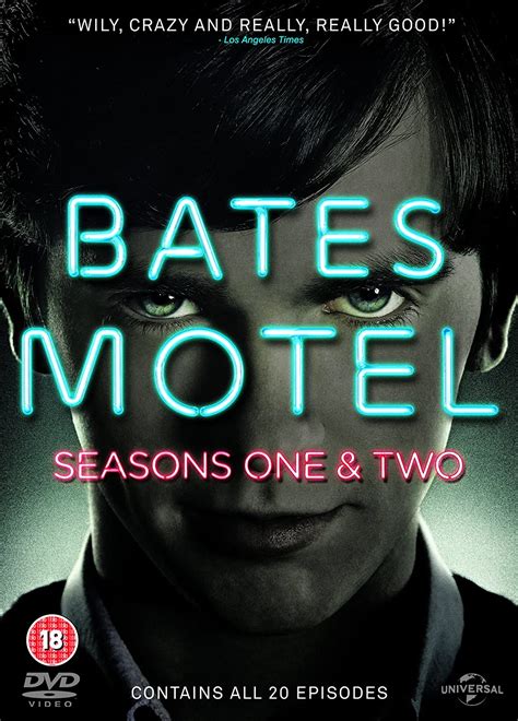 Bates Motel Season 1 2 [dvd] Uk Vera Farmiga Freddie