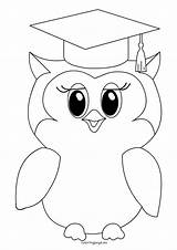 Graduation Coloring Pages Cap Gown Preschool Hat Baseball Birthday Owl Drawing Getdrawings Getcolorings Cat Printable Color sketch template
