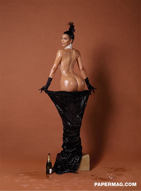 kim kardashian nude for paper magazine