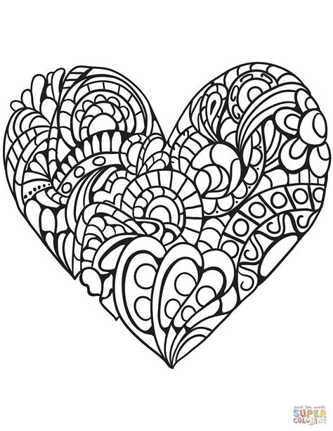 heart coloring page heart coloring pages  printable pictures
