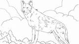 Wolf Coloring Pages Getdrawings Printable Red sketch template