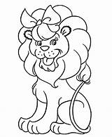 Coloring Pre Lion Pages Printable Kids Printables Cute Christmas Print Animal Sheets Color Colour Leao Template Drawing Cartoon Cliparts Para sketch template