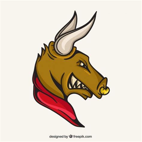 bull mascot  vector vector   vector art mascot
