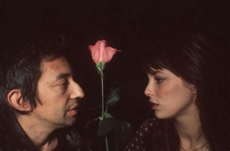 Couple Jane Birkin Love Serge Gainbourg Serge