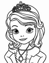 Coloring Sofia First Pages Coloringkids Printable Print sketch template
