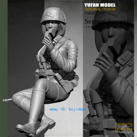 1 35 Scale German Female Woman Soldier Resin Figure Model Kits