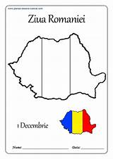 Colorat Romaniei Ziua Desene Planse Harta Decembrie Romania Contur Copii Fise Plansa Activitati Ani Geografie Salvat Stichtingwig Lumea Scolarel sketch template