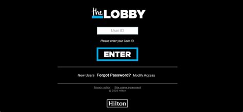 lobbyhiltoncom hilton lobby login guide