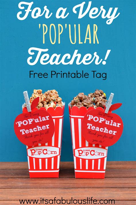 popcorn teacher appreciation printable