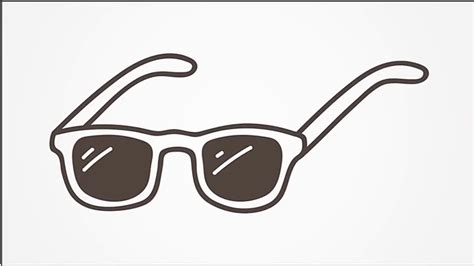 how to draw sunglasses youtube