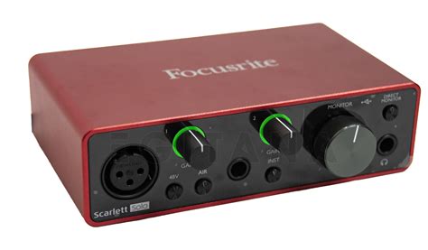 focusrite scarlett solo  gen envio em