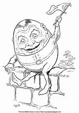 Dumpty Humpty Coloring Sheets sketch template