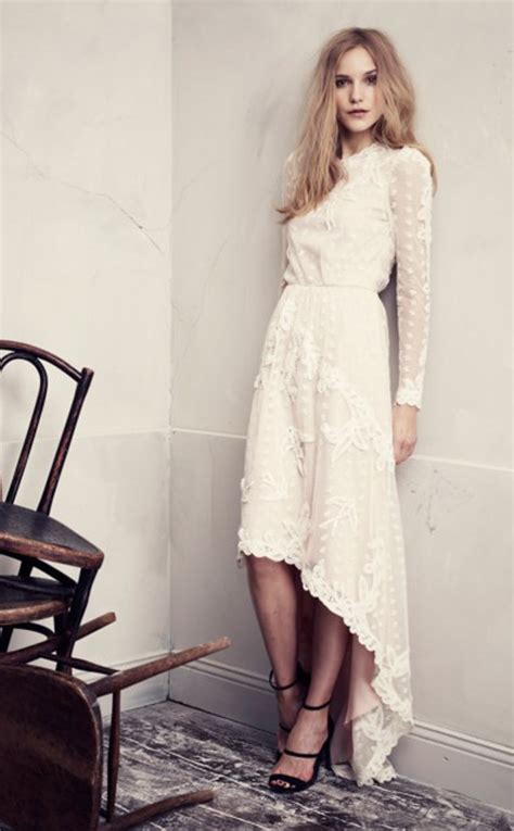 Lady In White From Handm S Conscious Exclusive Collection E News