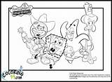 Coloring Spongebob Pages Printable Colouring Sheets Kids Print Latest Favorite sketch template