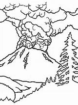 Helens Mount St Coloring Designlooter 01kb sketch template