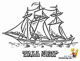 Sailing Coloring Ships Old Designlooter Yescoloring Ship sketch template