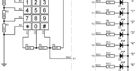 inilah rangkaian  ladder diagram  input keypad  output led digital part  soal