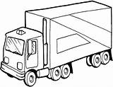 Ausmalbilder Lkw Lastwagen Getdrawings sketch template
