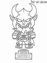 Fortnite Coloring Pages Print Skin Printable Mini Color Cute Dark Boys Viking Kids Battle Royale Colouring Coloriage Sheets Info Marshmallow sketch template