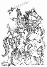 Kalki Murugan Krishna Hindu Sketches Bhagwan Hinduism Shree Narayana Jai Shiva sketch template