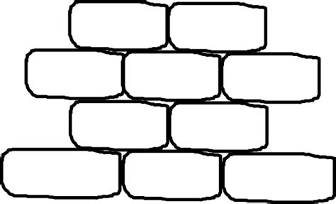 brick wall coloring page  coloring pages kirpichnaya stena stena