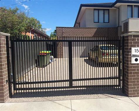 galvanized steel gates and fences melbourne australiana gates and fencing