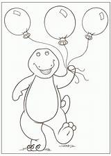 Barney Coloring Pages Birthday Print Printable Party Sheets Colouring Colorear Kids Friends Para Drawing Bestcoloringpagesforkids Fiesta Cartoon Dinosaur Color Imprimir sketch template
