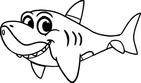 cute cartoon shark coloring page shark coloring pages cartoon