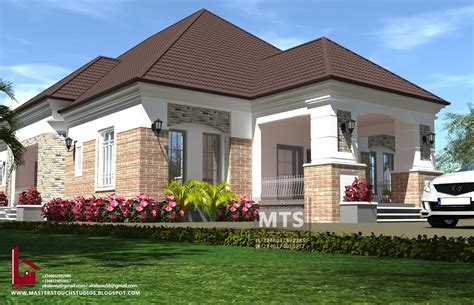 bedroom bungalow house plans  images easyhomeplan