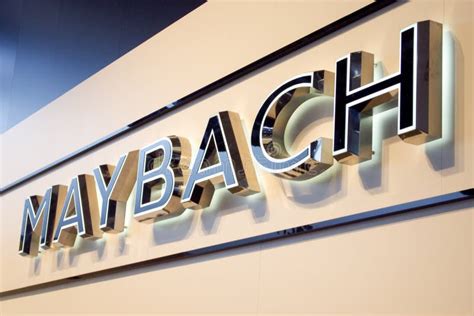 maybach logo editorial image image  auto automobile