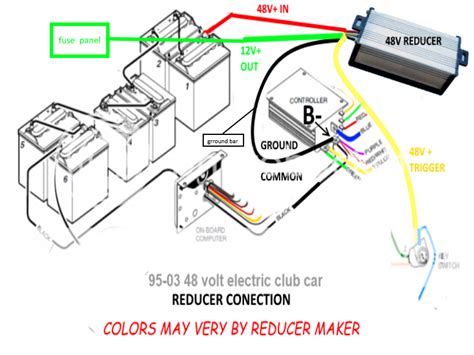 club car  wiring diagram voltage reducer  club car  moving community forums