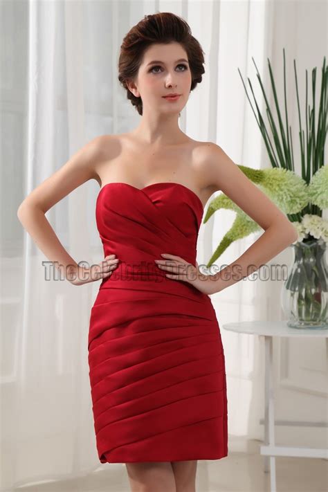 Discount Short Red Sweetheart Party Dress Cocktail Dresses