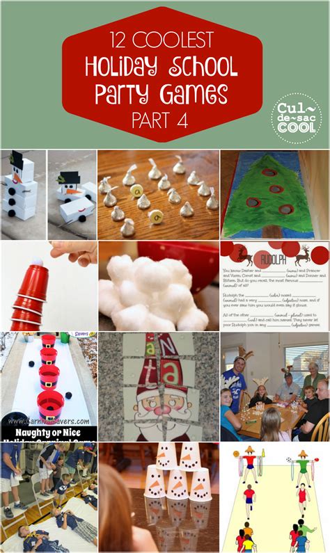 coolest holiday school party games part
