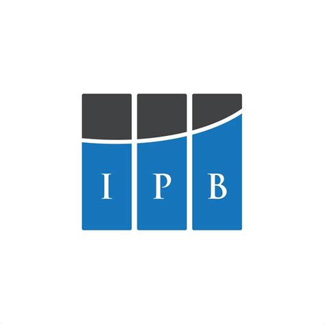 ipb letter logo design  white background ipb creative initials letter logo concept ipb