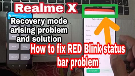 realme  red blink problem fix twrp problem  solution youtube