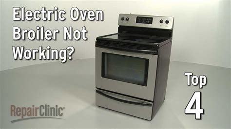 oven broiler not working — electric range troubleshooting youtube