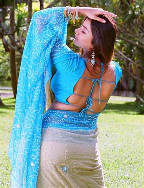 hot namitha in backless blouse indian film actresses hot