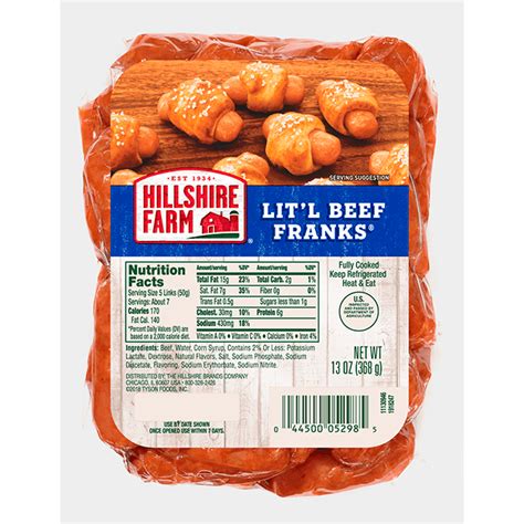 hillshire farms beef lil smokies nutritional information beef poster