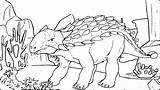 Ankylosaurus Coloring Awesome Printable Pages Children Great sketch template