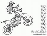 Dirt Motocross Bmx Coloringhome Getdrawings sketch template