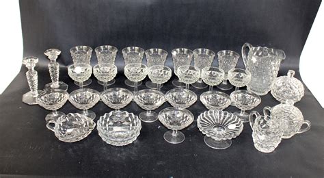 31 Pieces Of Vintage American Fostoria Glass