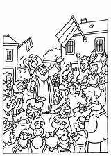 Kleurplaat Sinterklaas Nicola Kleurplaten Sint Nikolaus Zwarte Sankt Pieten Helfer Malvorlage Piet Kinderen Kleuren Paard Leuke Amsterdam Veel sketch template
