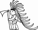 Tomahawk Openclipart Clipartmag Headdress sketch template
